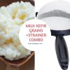 Milk Kefir grains +Strainer combo (1)