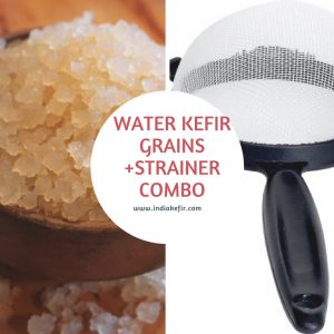 Water Kefir grains +Strainer combo